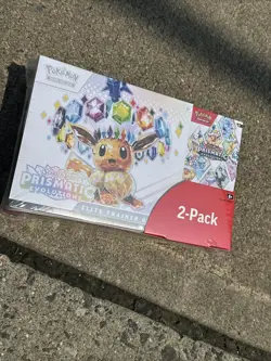 Pokemon Prismatic Evolutions ETB & Booster Bundle - Costco 2 Pack - NEW & SEALED - Image 1