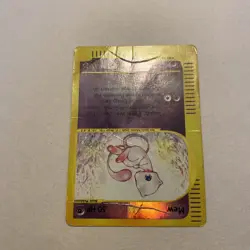Pokemon Expedition Mew Holo 19/165 Swirl Played Heavy Creases Vintage 2002 - Image 4