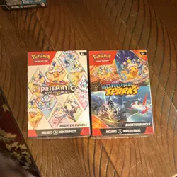 Pokemon TCG Prismatic Evolutions & Surging Sparks Booster Bundle Boxes - Image 3