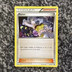Karen XY177 XY Promo Pokemon Card - Image 1