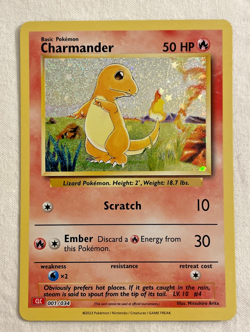 1x Charmander 001/034 CLC Classic Collection Charizard Deck Holo Pokemon Card NM - Image 1