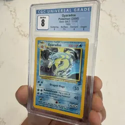 CGC 8 NM/MINT ✨ - Gyarados 006/102 Base Set Holo - 1999 Pokemon - Image 3