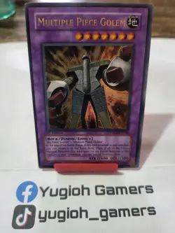 Yu-Gi-Oh Multiple Piece Golem TDGS 1st Edition Ultra Rare Light Played - Image 1