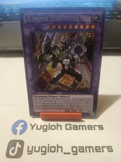 Yu-Gi-Oh Elemental Hero Nebula Neos CT15 Secret Rare Light Played - Image 1