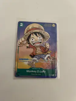 One Piece Card Game - Monkey D. Luffy 2023 AX Promo P-037 Sealed Non Foil - Image 1