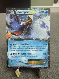 Pokemon Swampert EX XY55 Promo Black Star Holo Card 2015 - Image 1