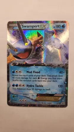 Swampert EX XY55 XY Black Star Promo Holo Pokemon Card - Image 1