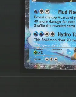 Swampert EX XY55 XY Black Star Promo Holo Pokemon Card LP+ - Image 5
