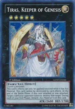 Tiras Keeper of Genesis - GENF-EN044 - Secret Rare 1st Edition - Image 1