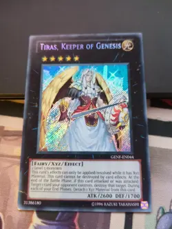 YuGiOh Tiras, Keeper of Genesis GENF-EN044 Secret Rare 1st Edition - Image 1