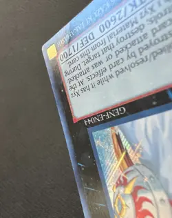 Yugioh Tiras, Keeper of Genesis 1st Edition Secret Rare GENF-EN044 crease - Image 2