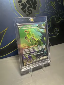 Pokemon TCG Iron Leaves EX Scarlet & Violet Temporal Forces 203/162 - Image 3