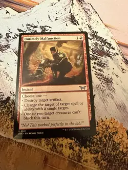 Untimely Malfunction - Duskmourn - MTG Card - Image 1
