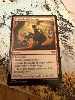 Untimely Malfunction - Duskmourn - MTG Card - Image 2