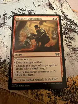 Untimely Malfunction - Duskmourn - MTG Card - Image 4