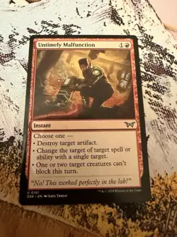 Untimely Malfunction - Duskmourn - MTG Card - Image 5