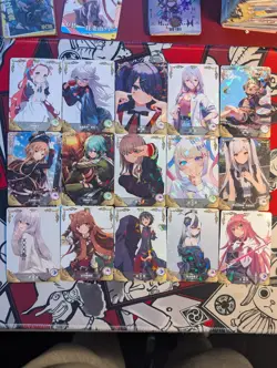 Goddess Story Waifu Girl Anime Holo Foil Cards Lot Bundle Of 15 CCG Tcg (4) Gift - Image 1