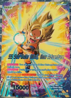Son Goku Mini New Adventure BT28-028 SLR Dragon Ball Super Card Game - Image 1