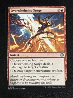 MTG Tarkir: Dragonstorm Overwhelming Surge 0115 NM - Image 1