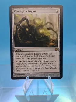 Magic The Gathering Contagion Engine 145 Scars of Mirrodin (SOM) MTG TCG NM Rare - Image 1