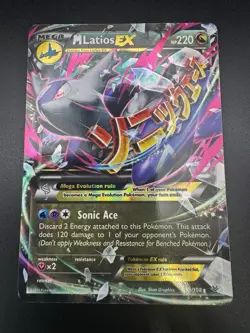 M Latios EX 59/108 Pokemon Roaring Skies Ultra Rare Holofoil - Image 3