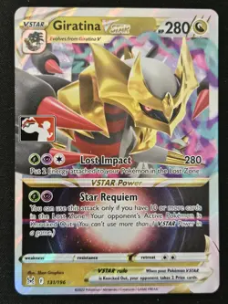 Giratina VSTAR 131/196 Play! Prize Pack Series 4 Promo Ultra Rare Holo Pokemon - Image 1