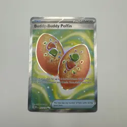 Buddy-Buddy Poffin 167/132 Pokemon Mega Evolution Ultra Rare Near Mint (NM) 2025 - Image 5