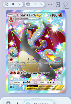 Pokemon TCG POCKET - Charizard Shiny 2⭐, Shining Revelry, English - Image 3