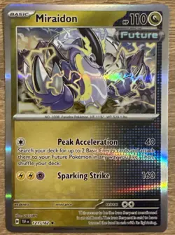 Pokemon TCG Miraidon Scarlet & Violet Temporal Forces 121/162 Holo Rare NM - Image 1