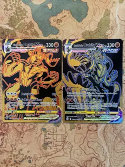 Pokemon Single Strike Urshifu VMAX TG29 Rapid Strike Urshifu VMAX TG30 Gold NM - Image 1