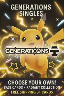 Pokemon Generations Singles! Base / Radiant Collection - Free ship 8+ Cards - Image 1