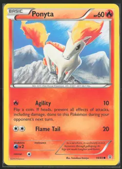Pokemon TCG | Ponyta 14/83 | Common | Generations | Lightly Played - Image 2