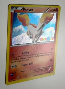 2016 POKEMON XY GENERATIONS PONYTA 14/83 TOYS R US STAMPED PROMO HOLO NM - Image 5