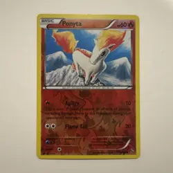 Ponyta 14/83 Generations Pokemon Card Komiya Art Reverse Holo Common - Nm/Vlp - Image 1