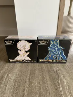 Pokemon TCG Mega Evolution Pokemon Center Elite Trainer Box ETB Set Of 2 Sealed - Image 1