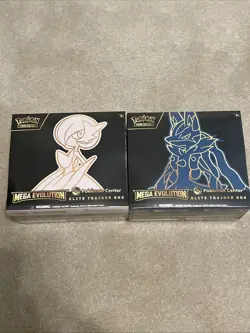 Pokemon Mega Evolution Pokemon Center Elite Trainer Box ETB Set of 2 Sealed New - Image 1