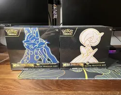 Pokemon Center Mega Evolution Gardevoir & Lucario ETB Set of 2 - CLEAN SEAL - Image 1