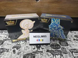 Pokemon Center Mega Evolution ETB Set of 2 Lucario & Gardevoir - Factory Sealed - Image 1