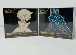 Pokemon Mega Evolution Pokemon Center Elite Trainer Box ETB Set of 2 Sealed New - Image 1
