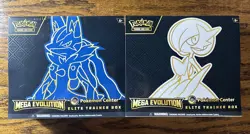 Pokemon Mega Evolution Pokemon Center Elite Trainer Box ETB Set of 2 Sealed New - Image 1