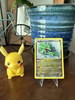 Pokemon TCG Rayquaza XY Black Star Promos Holo Card XY64 - Image 1