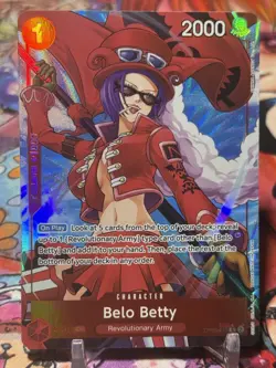 BELO BETTY - One Piece OP05-015 - AA Alt Art Rare - Premium Booster Vol. 1 PRB01 - Image 1