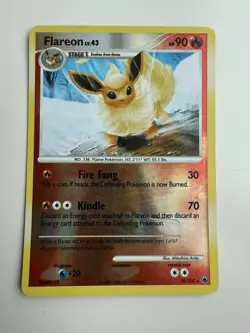Flareon 19/100 Reverse Holo Rare - Majestic Dawn 2008 - Pokemon Card TCG - Image 1