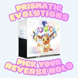 Pokemon Prismatic Evolutions Reverse Holo Choose Your Card - Image 1