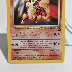 Arcanine #6 WoTC Black Star Promo Pokemon TCG Card - Image 2