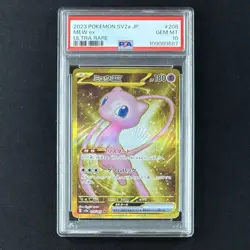 PSA 10 Mew ex UR 208/165 151 sv2a Ultra Rare Japanese Pokemon Card 2023 GEM MINT - Image 2