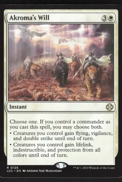 Akroma's Will -125 - NM - The Lost Caverns of Ixalan(LCC) - MTG - Image 1