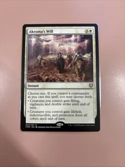 Akroma's Will MINT-NM PACK FRESH Commander Legends MTG - Image 1