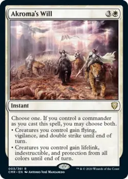 Near Mint x 1 Akroma's Will - Foil Commander Legends - Image 1