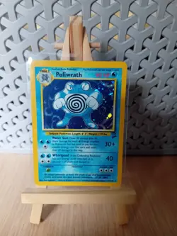 Pokemon Poliwrath 15/130 Holo Rare Base Set 2 - Image 1